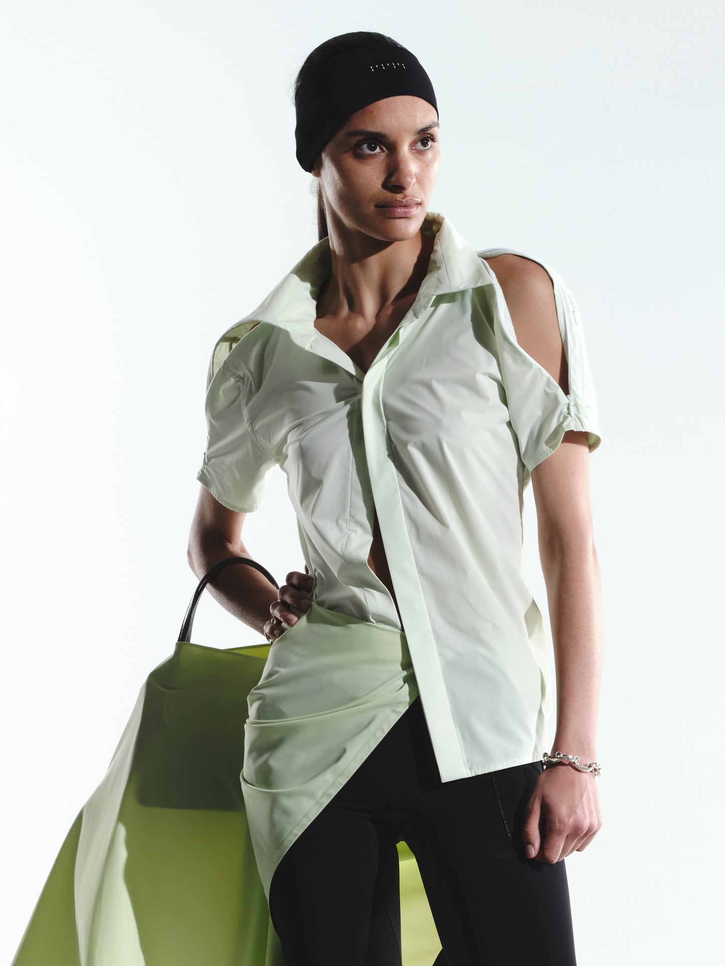 Cover Shirt - Lime Cream