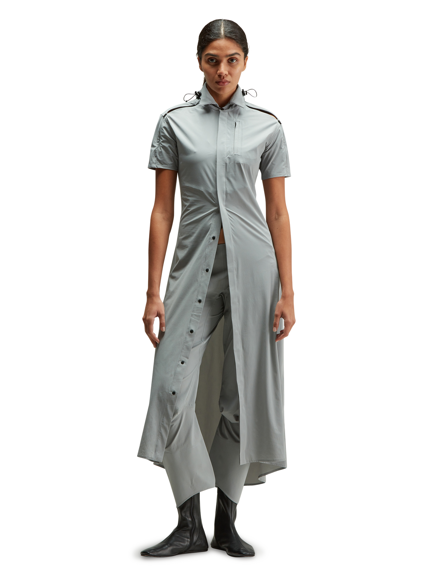 Short Sleeve Shirt Dress