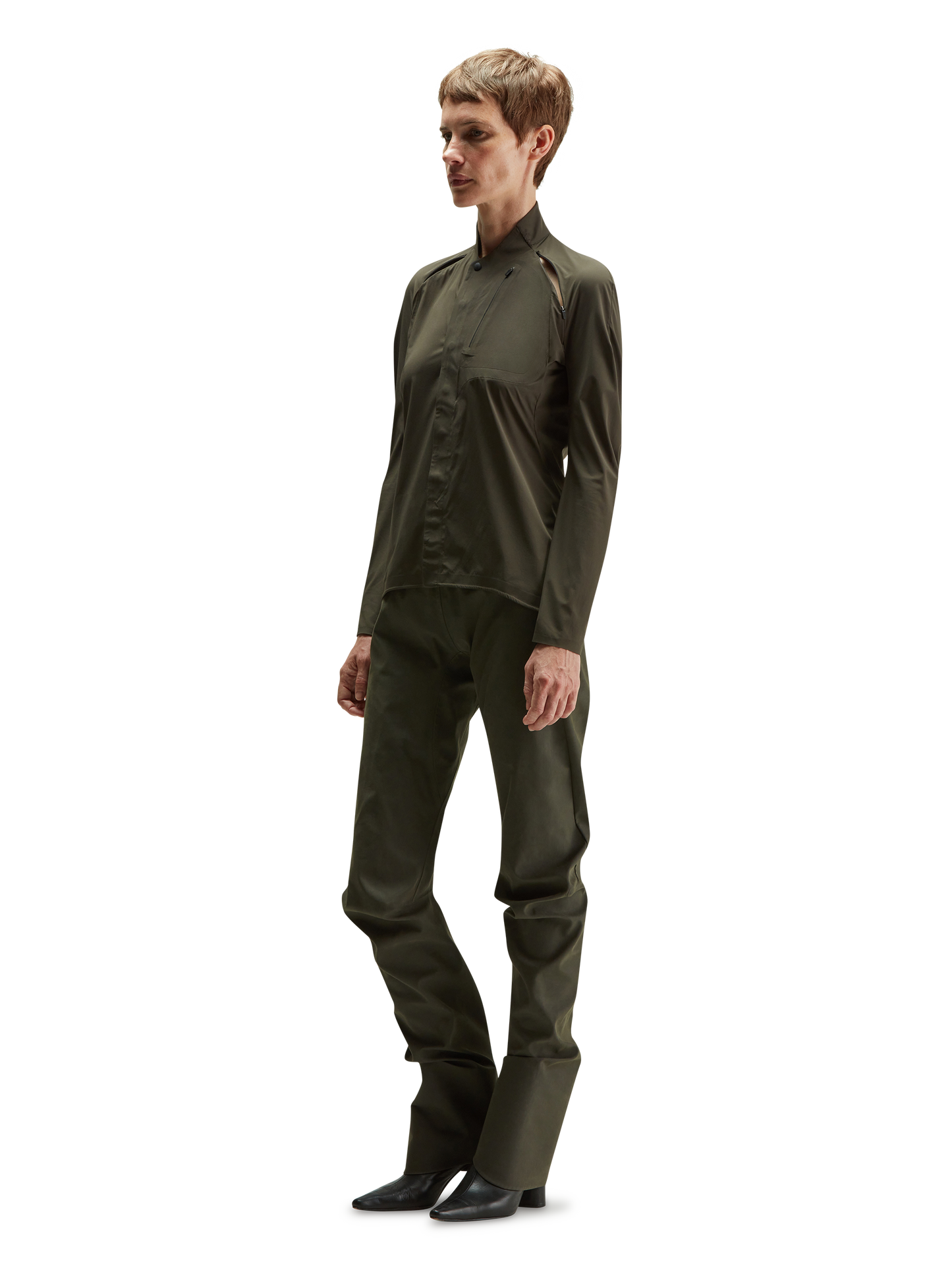 Long Sleeve Mandarin Shirt