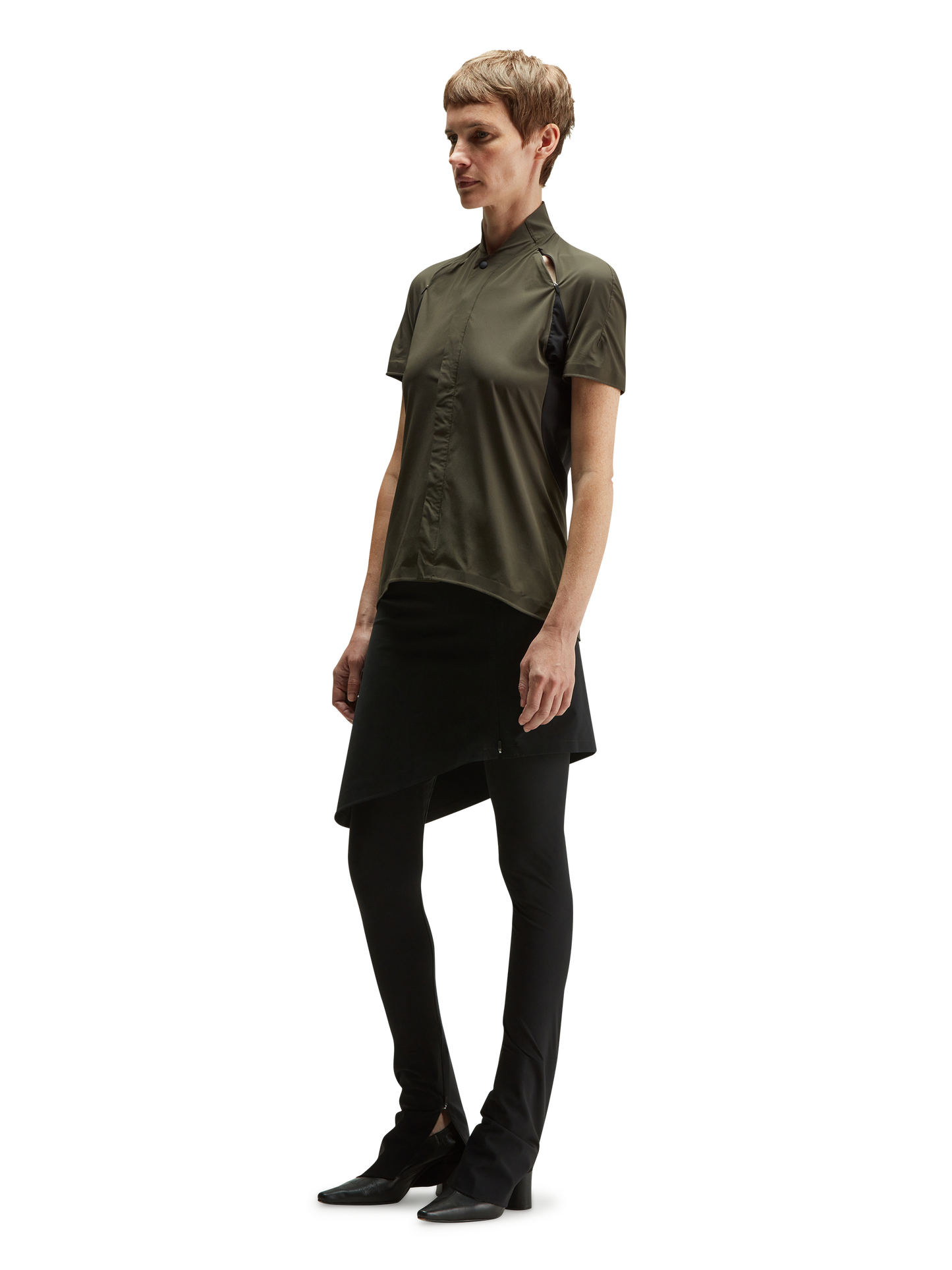 Short Sleeve Zip Shirt